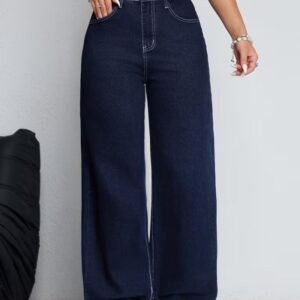 Classic High-Rise Blue Jeans