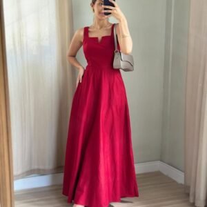 Flowy Printed Maxi Dress