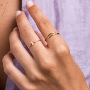 Minimal gold Ring