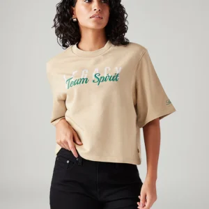Women's Embroidered Relaxed Fit Embroidery T-Shirt