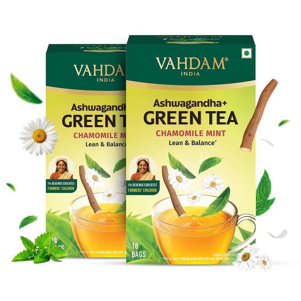 Ashwagandha+ Chamomile Mint Green