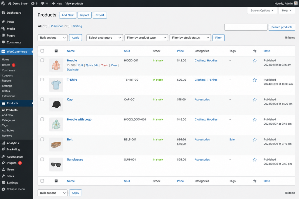 Woocommerce vs Shopify