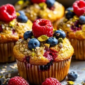 NUT AND BERRY CUPCAKE