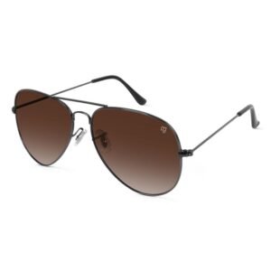 Aethern Brown Aviator Sunglasses
