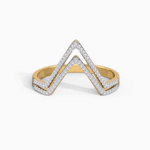Dual Pyramid Curved Band
