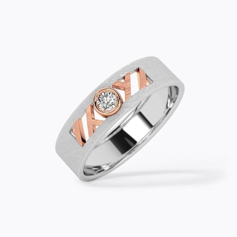 Twin Hue Platinum Band for Women