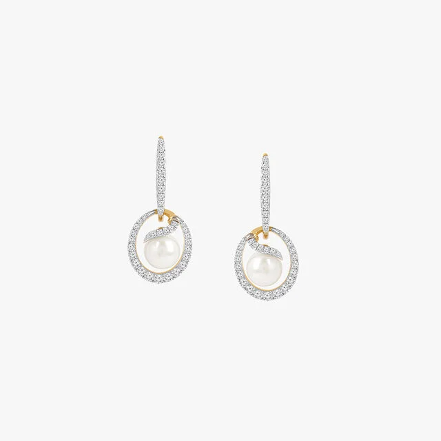 Moon orbit earrin