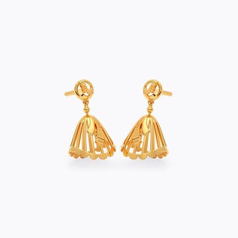 Urban Gleam Gold Jhumka