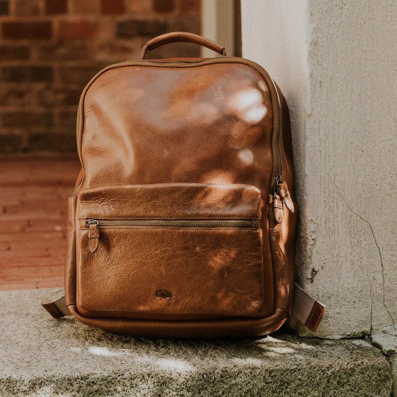 Walker Leather Backpack
